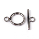 304 Stainless Steel Ring Toggle Clasps X-STAS-L176-12P-2