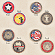 Superfindings 3шт 3 стиля военных ветеранов железная монета вызова FIND-FH0001-82-2