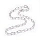 Collares de cadena de 304 acero inoxidable X-NJEW-L160-013P-2