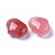Cerise quartz perles de verre G-F659-A35-2
