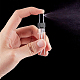 Benecreat 30 pièces 5 ml mini vaporisateur à brouillard fin en verre transparent voyage vaporisateur atomiseur vide bouteilles avec couvercle de pompe noir pour parfum MRMJ-BC0002-12B-3