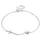 Романтические браслеты из стерлингового серебра с жемчугом BJEW-BB30929-8
