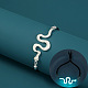Bracelet coulissant serpent en alliage lumineux LUMI-PW0001-100F-1