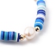 Nylon regolabile bracciali intrecciati cavo di perline BJEW-JB05490-4