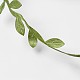 Foglie di foglie artificiali seta di vite per la decorazione domestica di nozze OCOR-WH0029-B01-3
