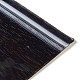 PVCジップロックバッグ  長方形の包装袋  トップセルフシールパウチ  ブラック  10.9x10.9cm  片側の厚さ：7.8ミル（0.2mm） OPP-G003-01I-02-2