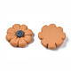 手作り樹脂クレイカボション  8  - 花びらの花  ゴールデンロッド  17~18x4~6mm CLAY-N010-022A-3