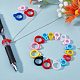 GORGECRAFT 72PCS Anti-Lost Silicone Rubber Rings 6 Colors 8mm 13mm Diameter Lostproof O Rings Adjustable Band Holder Necklace Lanyard Pendant for Pens Device Keychains Daily Sport Home Supplies SIL-GF0001-26-4