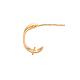 Brass Earring Findings KK-T062-208G-NF-4