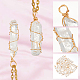 FINGERINSPIRE 20 Pcs Natural Quartz Crystal Pendant Gold Plated Wire Wrapped Quartz Clear Crystal Gemstone Pendant without Chain Healing Stones Pendant for Necklaces Earrings Jewelry Making FIND-FG0001-58-4