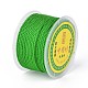 Poliéster cordón de milán para hacer artesanías de joyería diy OCOR-F011-D12-2