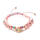 Ensemble de bracelets extensibles en perles heishi en argile polymère faits à la main BJEW-JB07349-2