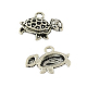Tibetan Style Alloy Tortoise/Tortoise Charms TIBEP-Q043-209-RS-1