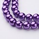 Glass Pearl Beads Strands HY-10D-B75-2