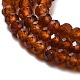 Fili di perle di granato arancione naturale G-M426-A01-01-4