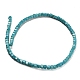 Kunsttürkisfarbenen Perlen Stränge G-C101-A01-01-2