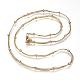 304 Stainless Steel Herringbone Chain Necklaces NJEW-D285-28-1