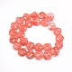 Watermelon Stone Glass Beads Strands G-L248-02-2