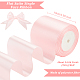 OLYCRAFT 22m Flat Satin Double-Faced Ribbon Pink Satin Ribbon 10cm Wide Solid Fabric Large Ribbon Double Faced Satin Ribbon for Sewing Craft Gift Wedding Party Decoration OCOR-WH0060-81D-2