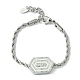 Bracciale a maglie esagonali con zirconi cubici BJEW-Q775-06P-2