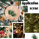 Superfindings20pcs人工松の木の枝松葉の枝クリスマスガーランドリース装飾160x90x90mm DIY-WH0168-74-8
