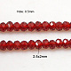 Crystal Glass Beads Strands X-GLAA-D032-2.5x2-16-1
