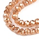 Chapelets de perles en verre électroplaqué&nbsp;EGLA-T021-03I-3