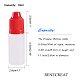 Benecreat botella de 10 ml botella de aceite de humo suave para apretar con botella de plástico cuentagotas larga y delgada TOOL-BC0008-15-2