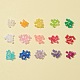 4200Pcs 15 Colors Bicone AB Color Plated Eco-Friendly Transparent Acrylic Beads TACR-FS0001-25-4