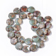 Chapelets de perles en jaspe aqua terra naturel G-S366-014-2
