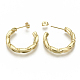 Brass Stud Earrings EJEW-S201-227G-NF-3