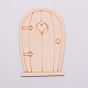 Кабошоны из натурального дерева WOOD-WH0104-30-1