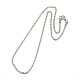 304 fabbricazione alla moda della collana della catena della corda dell'acciaio inossidabile STAS-A028-N050P-1
