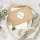 CREATCABIN 192Pcs Open And Enjoy Stickers Blue Wedding Stickers Flower Favor Labels for Birthday Party Gift Wedding Invitation Shop Baking Packaging Envelope Seal 1.77 Inch-?ffnen Und Freuen(German) AJEW-WH0343-005-7