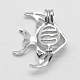 925 Sterling Silver Cage Pendants STER-I012-002P-3