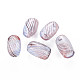 Cuentas de globo de vidrio soplado hechas a mano transparentes GLAA-T012-16-2