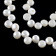 Hebras de perlas de agua dulce cultivadas naturales X-PEAR-R013-14-1