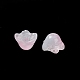 Pulvériser perles de verre transparentes peintes X-GLAA-D006-10-3
