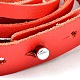 3-Loops Leather Cord Wrap Bracelets BJEW-D348-03-4