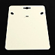 Rectangle Shape Cardboard Necklace Display Cards CDIS-Q001-11-2
