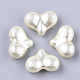 ABS Plastic Imitation Pearl Beads X-OACR-T017-12A-1