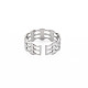 304 anello per polsino aperto a forma di bambù in acciaio inossidabile per donna RJEW-S405-201P-2