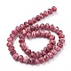 Chapelets de perles vernissées manuelles LAMP-F014-G01-1