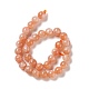 Natürliche sunstone Perlen Stränge G-A205-28A-2
