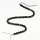 Grade AA Natural Golden Sheen Obsidian Round Beads Strands G-L275-01-12mm-2
