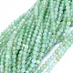 Brins naturels de perles de chrysoprase G-O180-01C-1