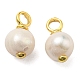 Colgantes de perlas naturales KK-D026-24G-1