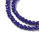 Chapelets de perles en lapis-lazuli naturel G-F596-49-3