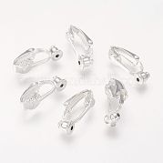 Латунные клипсы серьги выводы KK-Q115-S