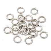 Сплав закрыт кольца прыжок KK-WH0052-05B-P